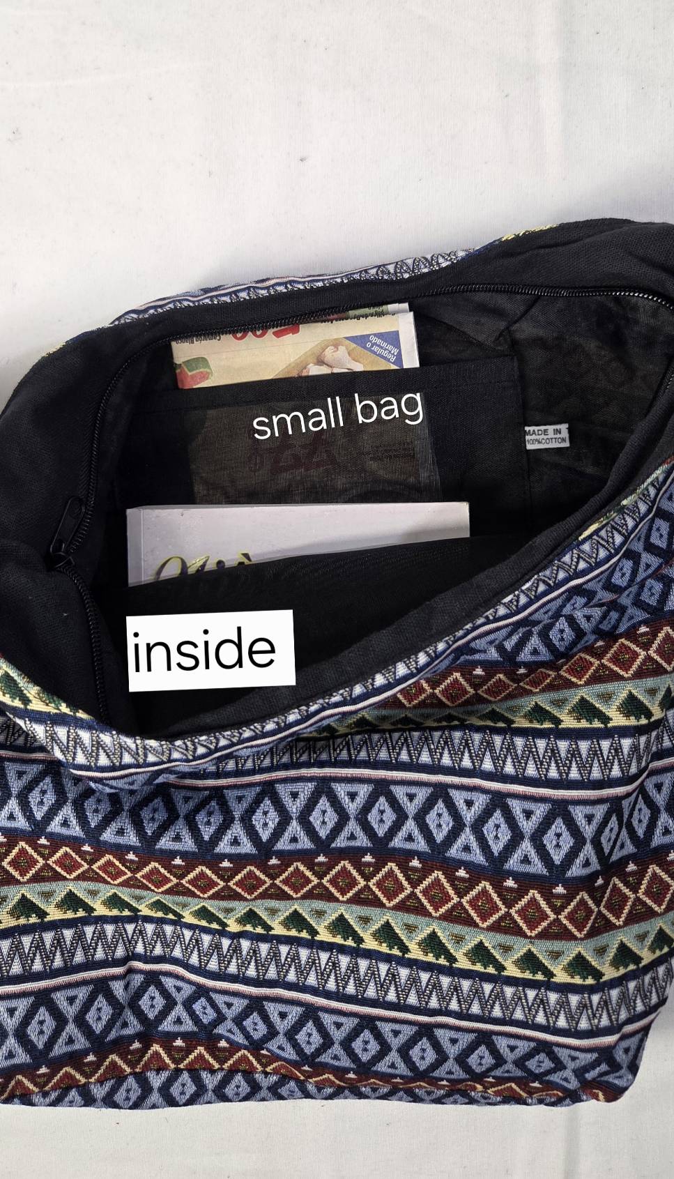 Thai woven crossbody bag BC-03 - product detail