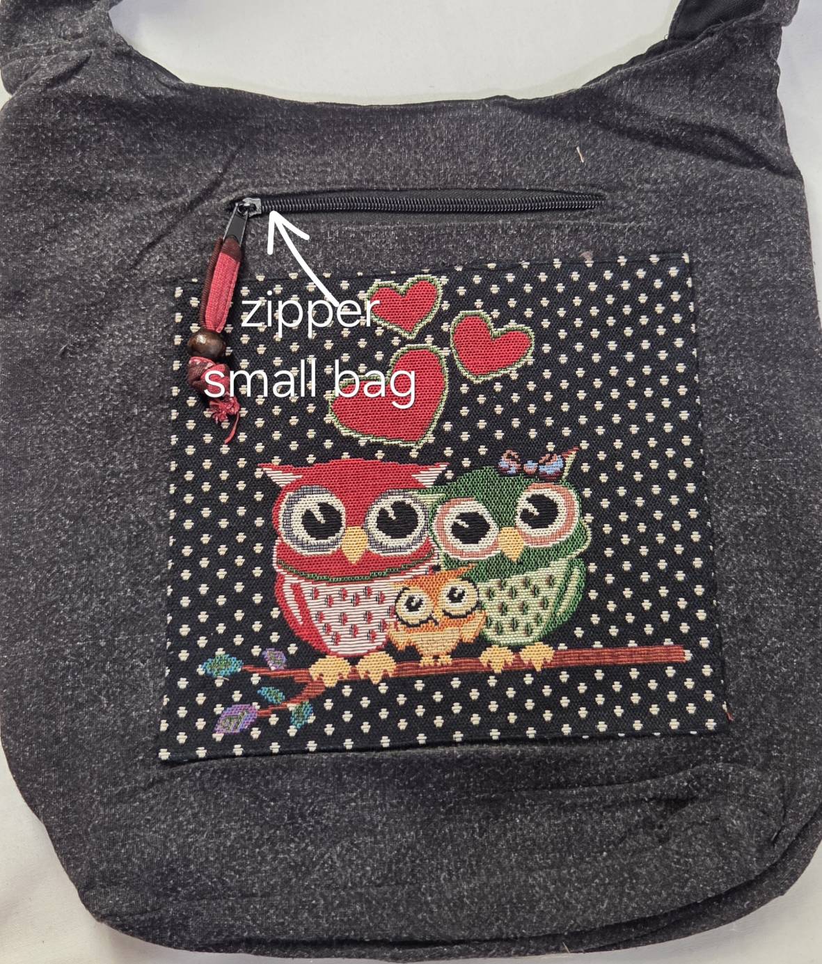 Bag interior detail