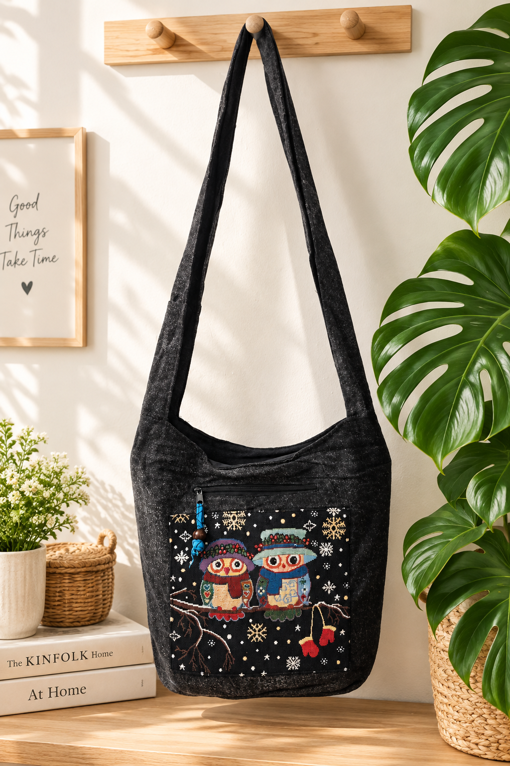 Owl Crossbody Bag - Color B lifestyle blue
